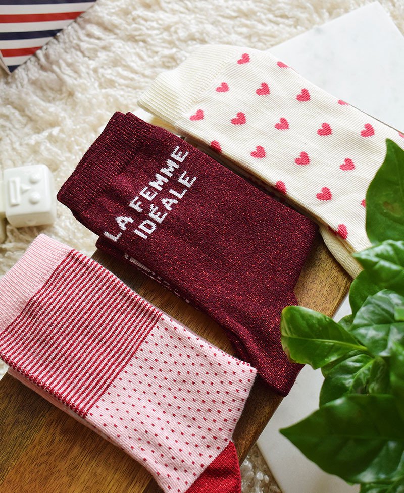 Pack chaussettes femme Paillettes - Made in France - Cocorico